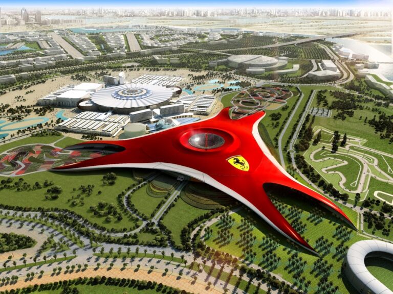 Ferrari World Theam Park.